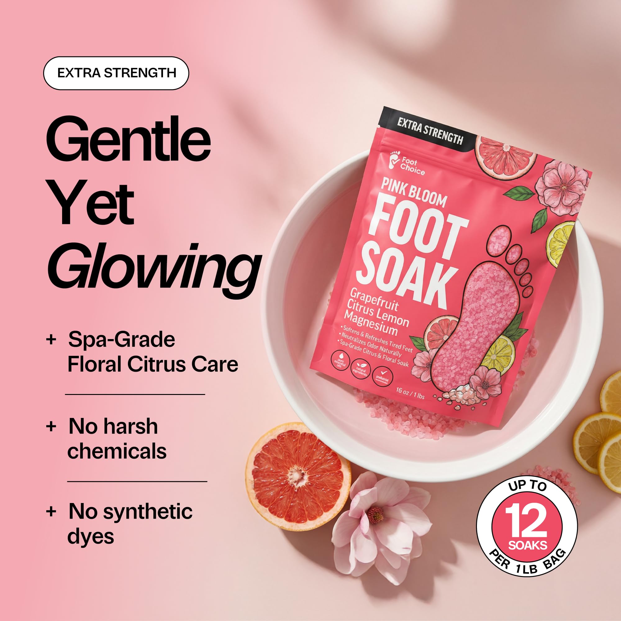 PINK BLOOM FOOT SOAK