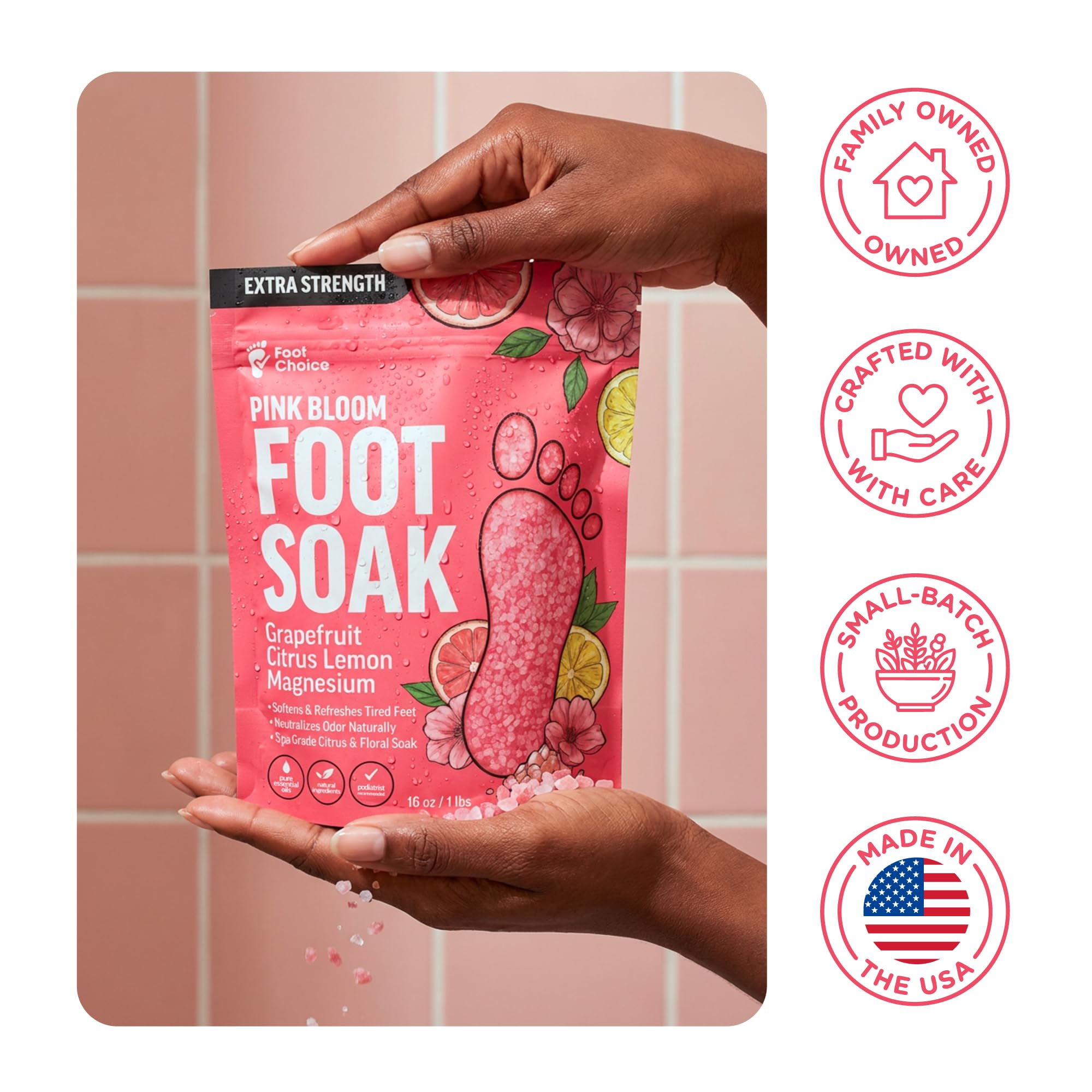 PINK BLOOM FOOT SOAK