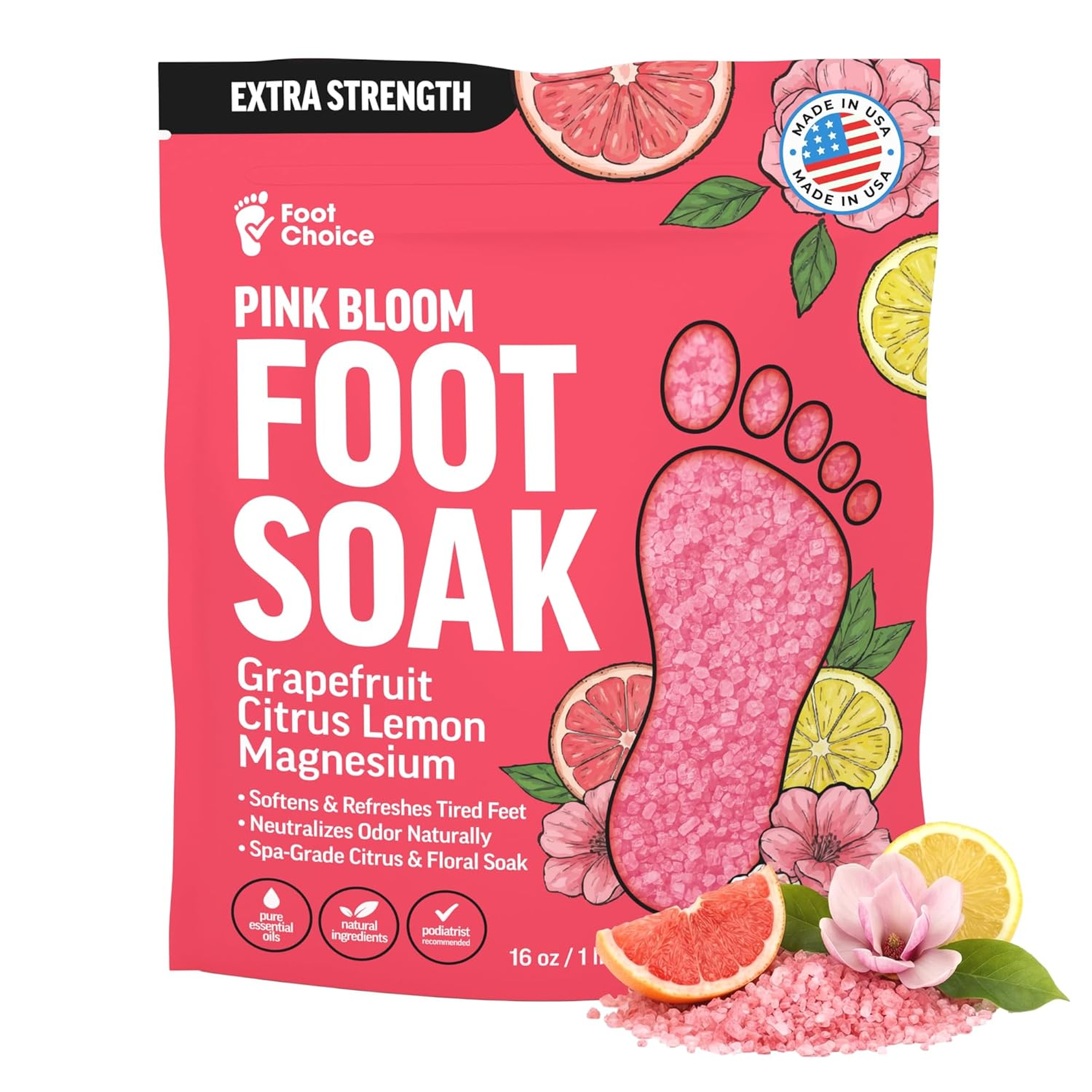 PINK BLOOM FOOT SOAK